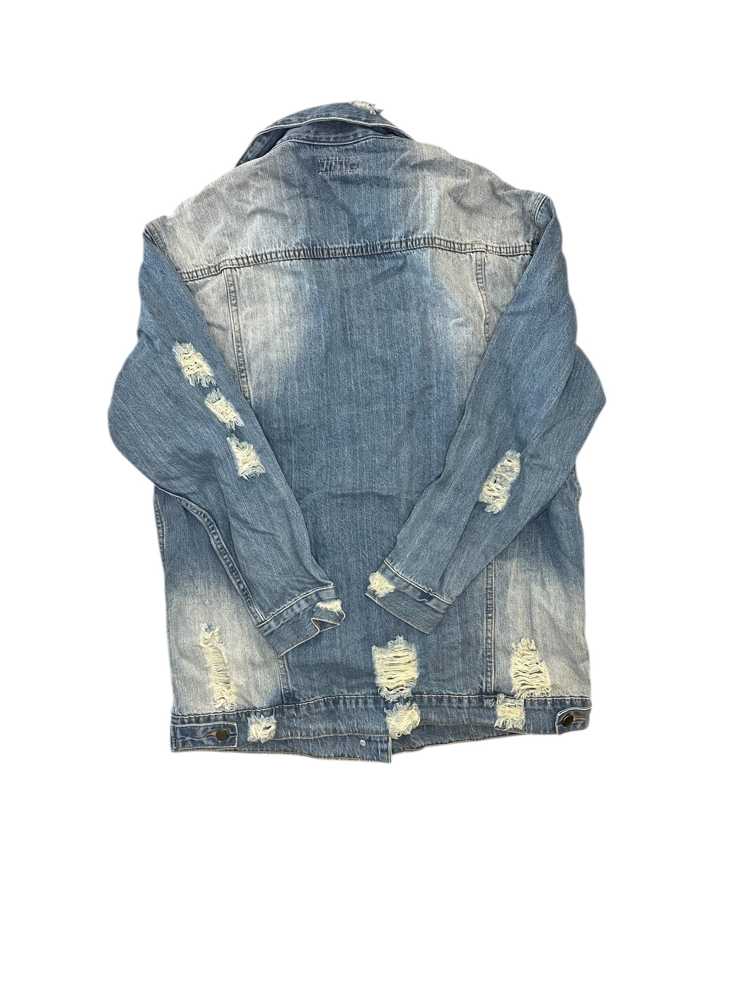 Jacket Denim By Easel In Blue Denim, Size:S