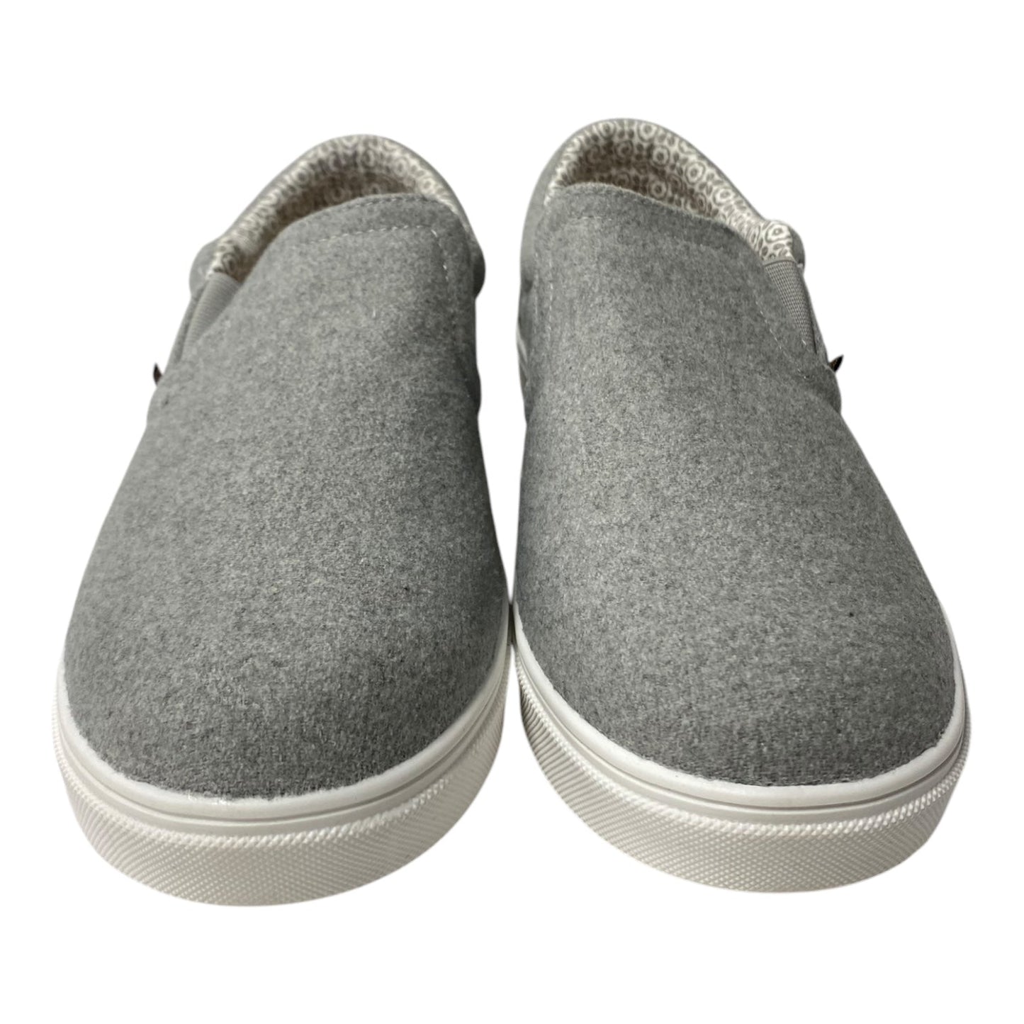 Shoes Flats By Clothes Mentor In Grey, Size:9