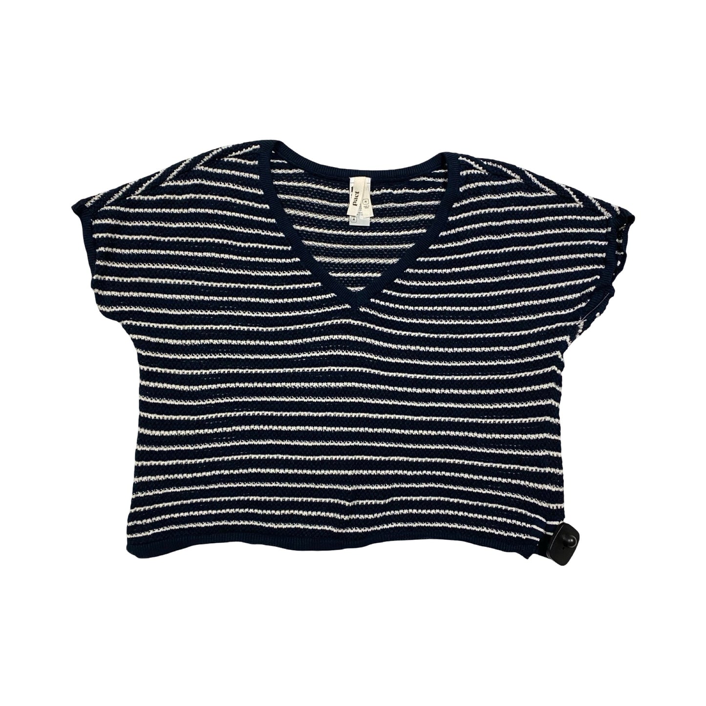 Sweater Ss By Pact In Blue & White, Size:M