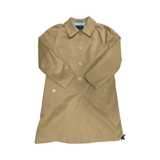 Coat Trench Coat By Talbots In Brown, Size:Mp