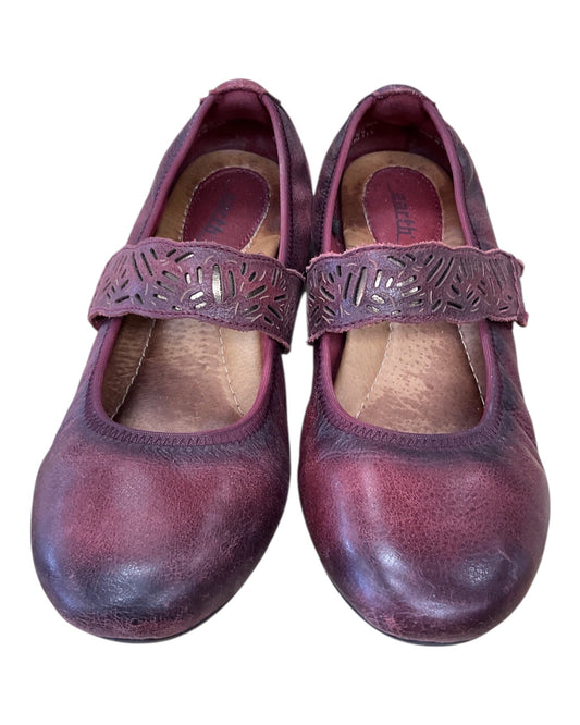 Shoes Flats By Earth In Red, Size:8