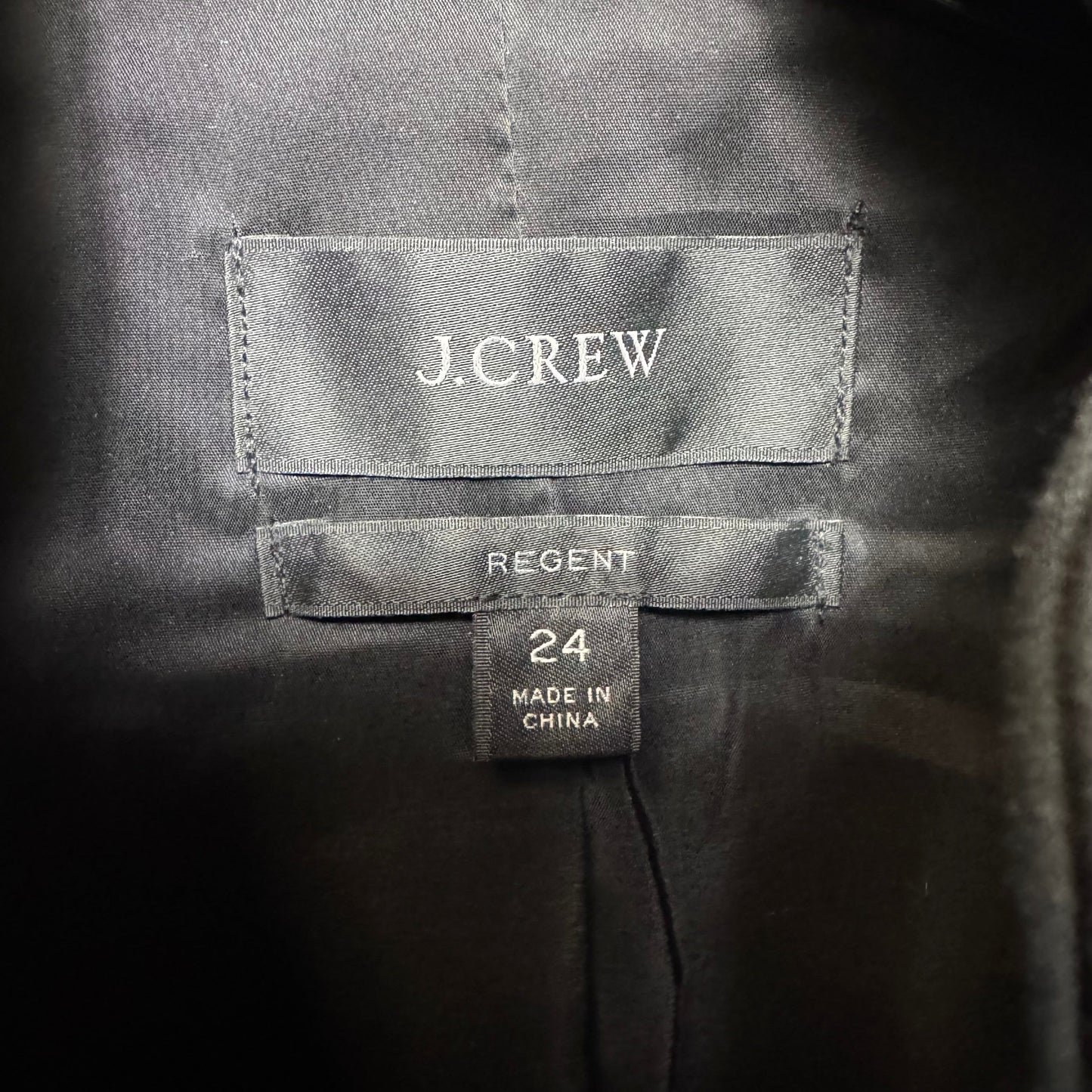 Regent Blazer By J. Crew In Black, Size: 24