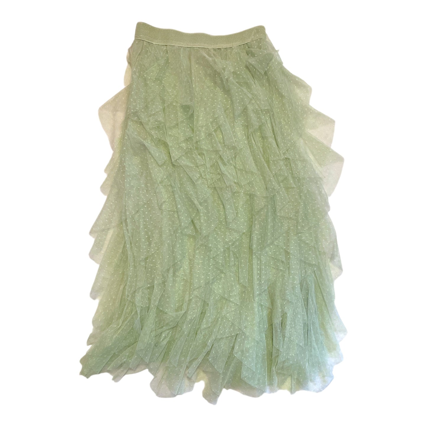 Skirt Maxi By Anthropologie In Green, Size:Xs