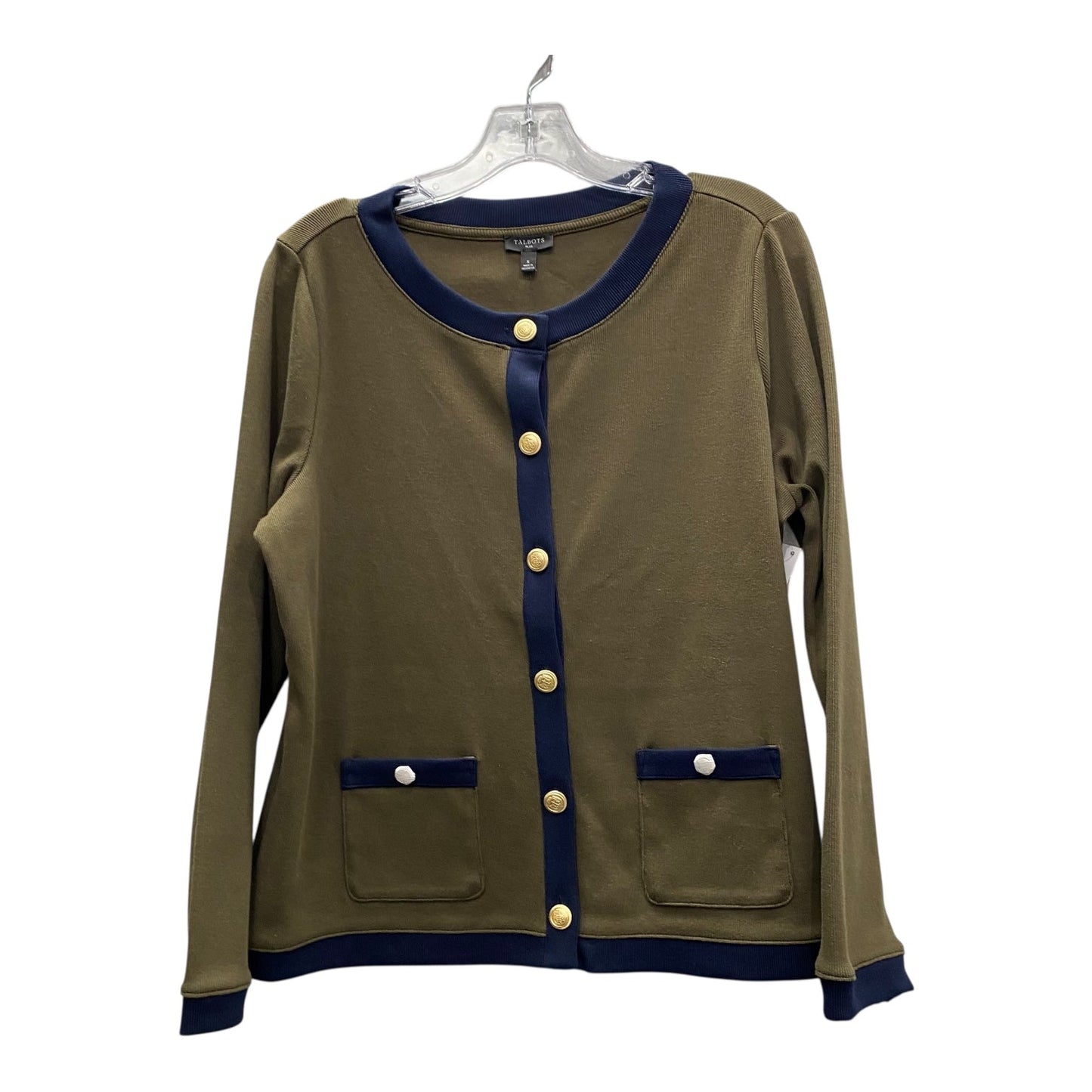 Cardigan By Talbots In Green, Size:Xl