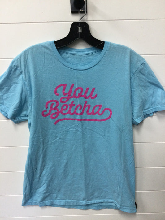 Top Ss By Clothes Mentor In Blue, Size:M