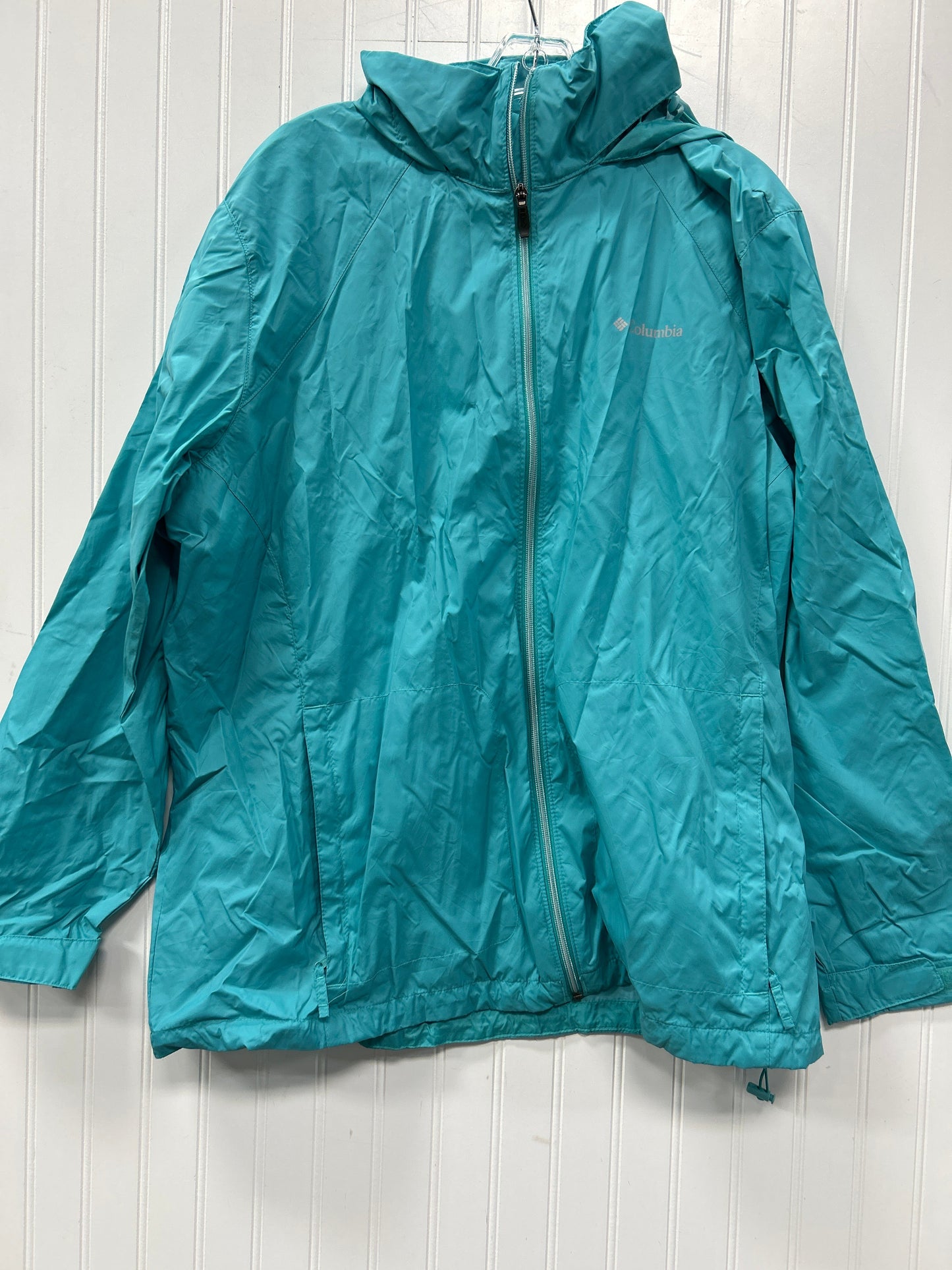 Athletic Jacket By Columbia In Blue, Size:3X
