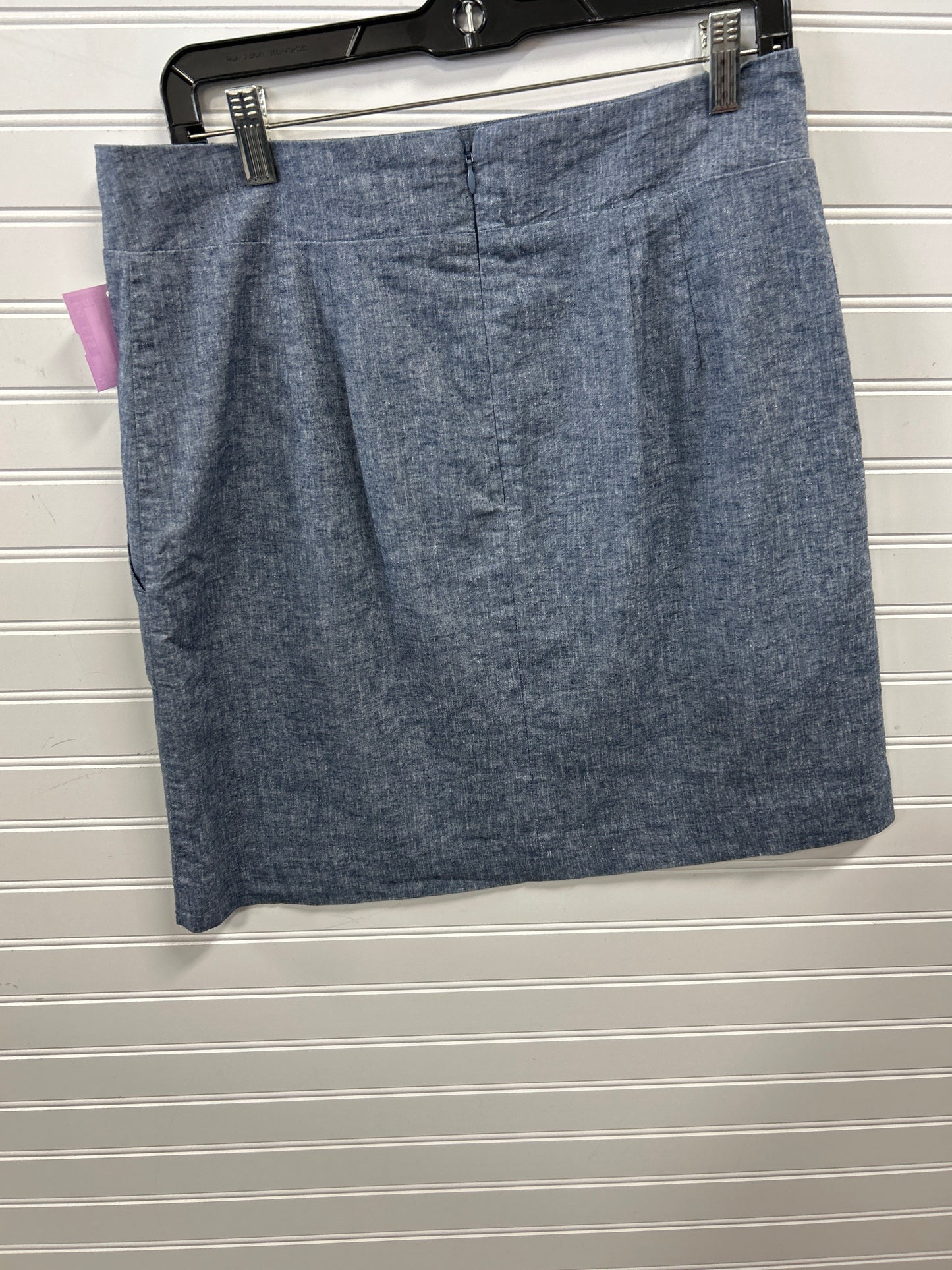 Skirt Midi By Ann Taylor In Blue, Size:8