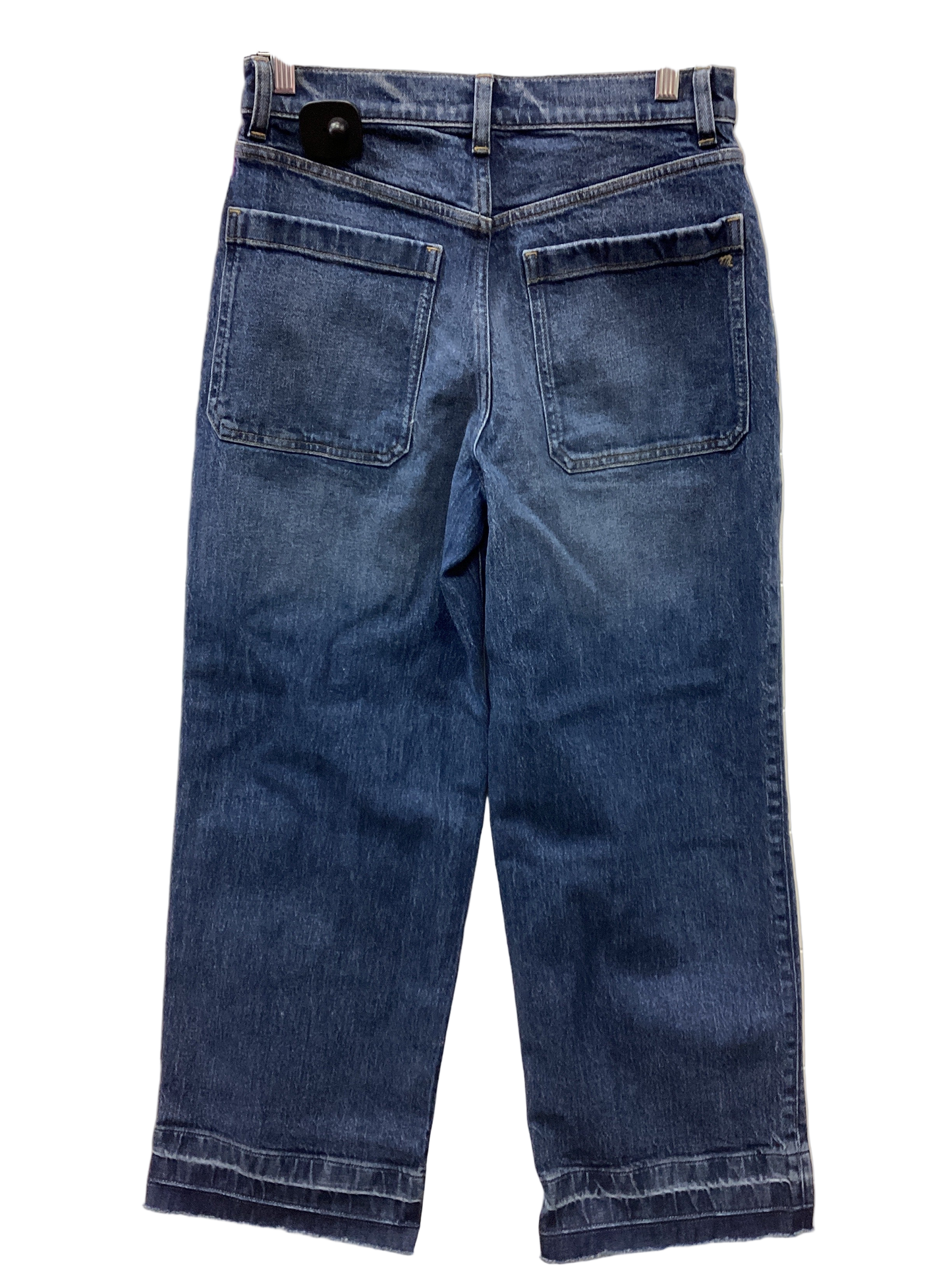 Jeans Wide Leg By Madewell In Blue Denim, Size:6