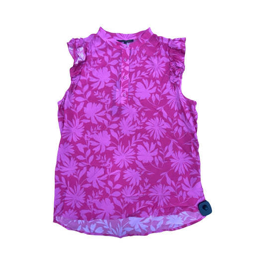 Top Sleeveless By Caballero In Pink, Size:S