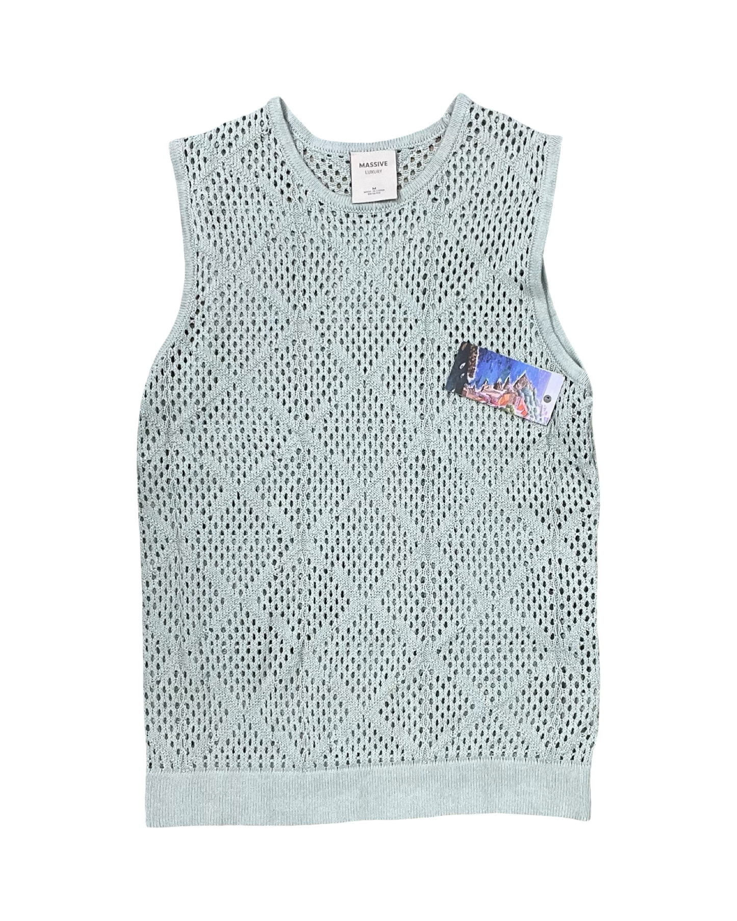 Top Sleeveless By Clothes Mentor In Green, Size:M