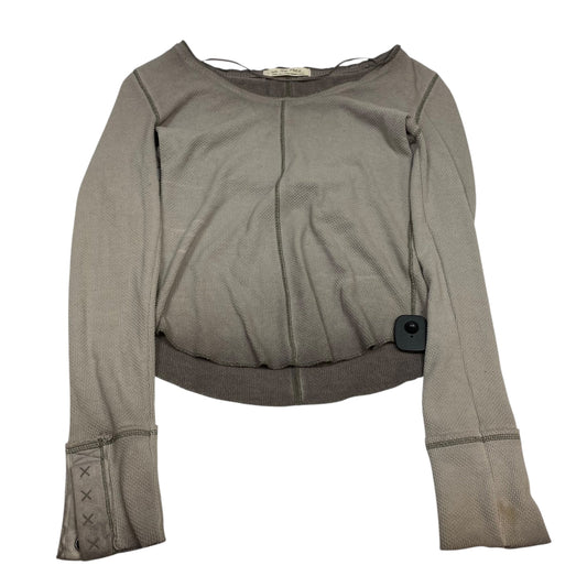 Top Ls By We The Free In Taupe, Size:L