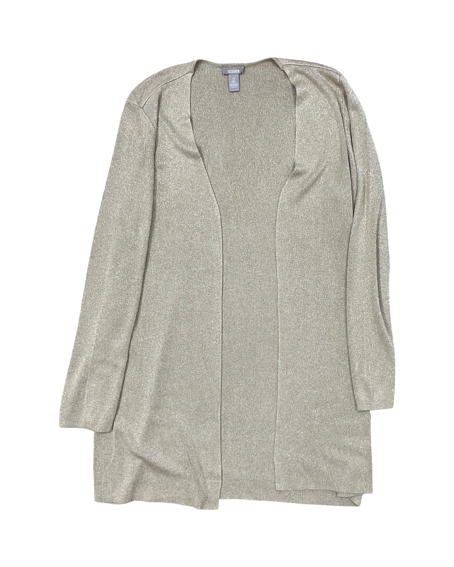 Cardigan By Chicos In Gold, Size:L
