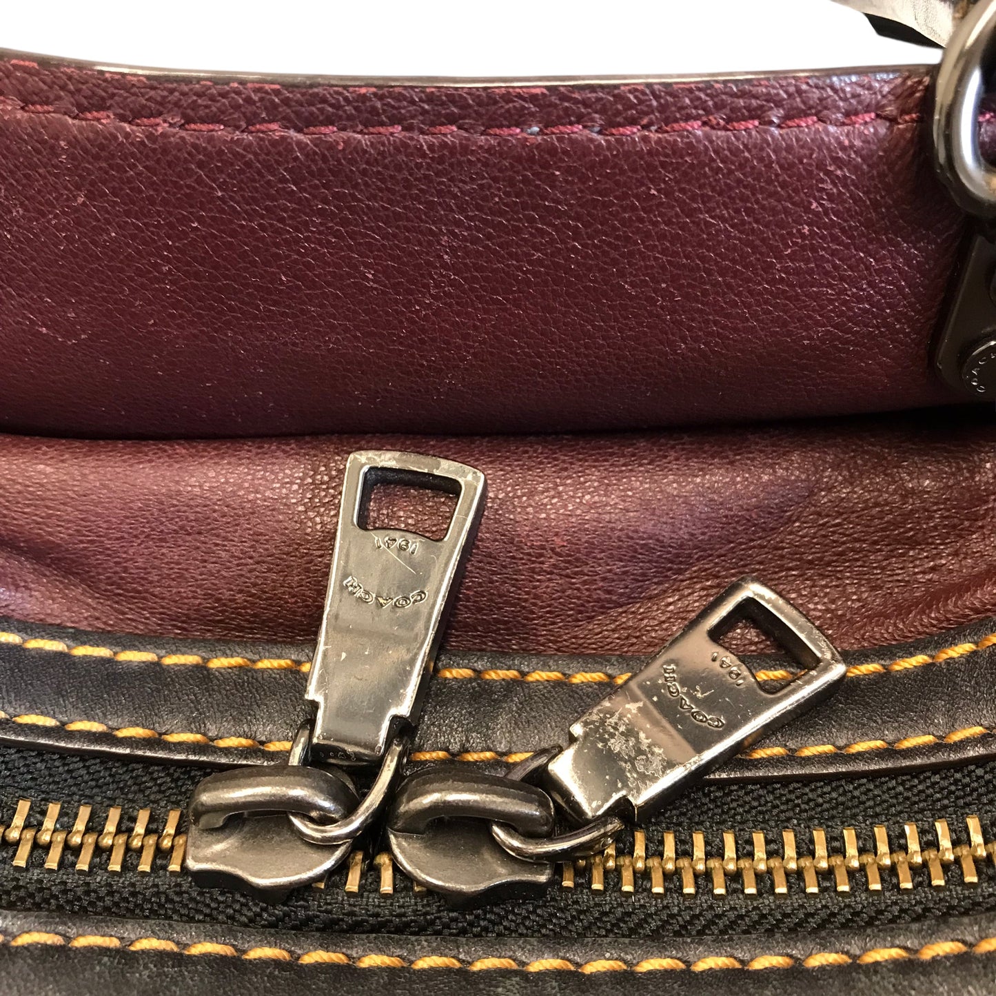 Handbag Designer By Coach In Grey, Size:Small