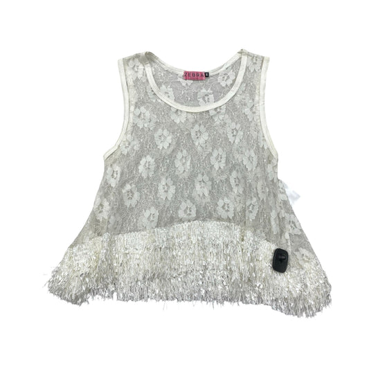 Top Sleeveless By Cmc In Ivory, Size:M