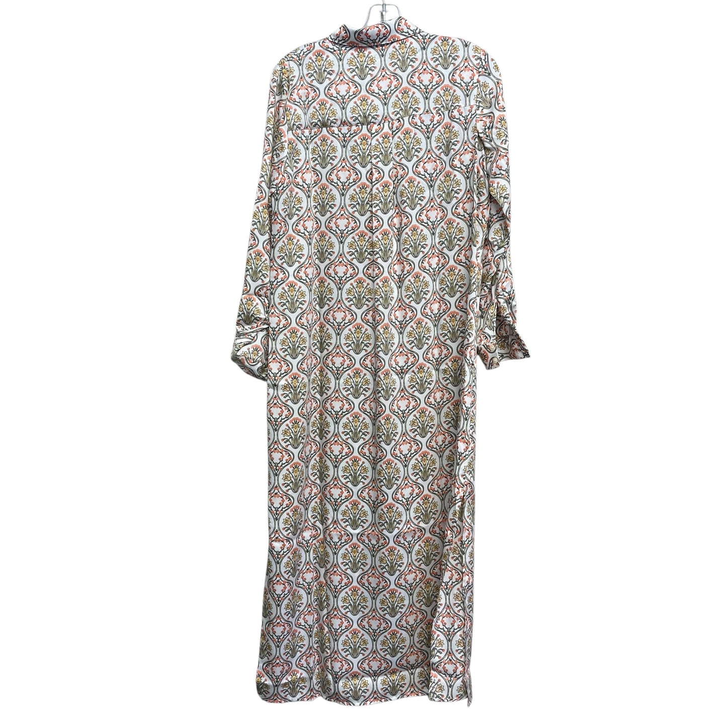 Dress Casual Midi By Loft In Floral Print, Size:Xs