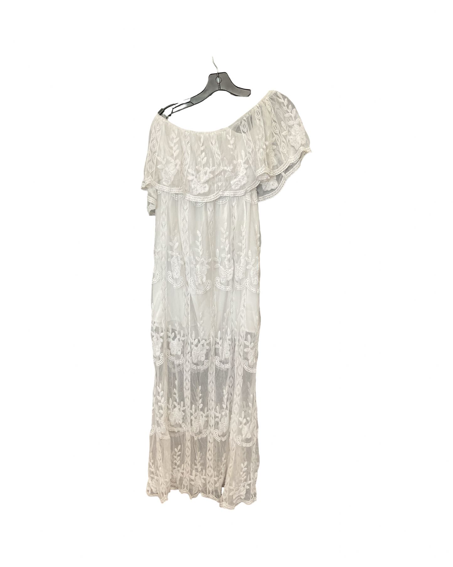 Dress Casual Maxi By Clothes Mentor In White, Size:S