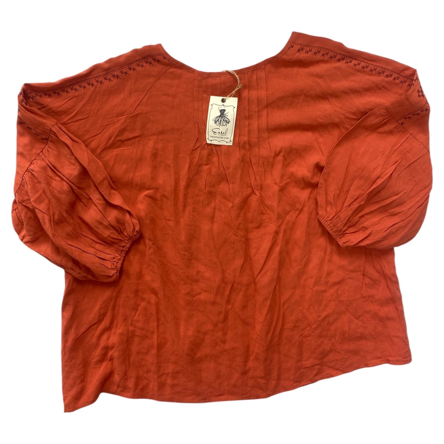 Top Ls By Easel In Orange, Size:L
