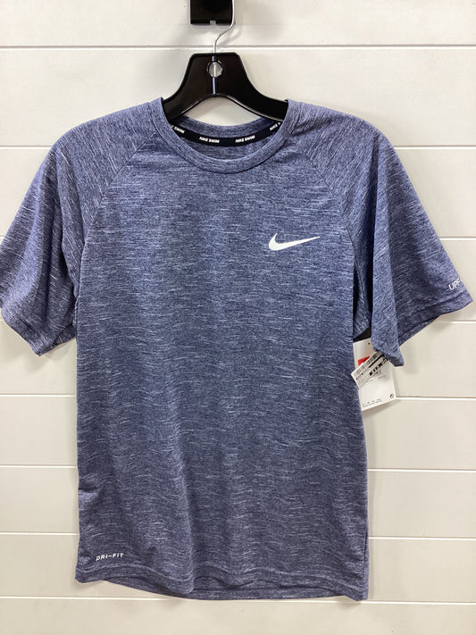 Athletic Top Ss By Nike Apparel In Blue, Size:S