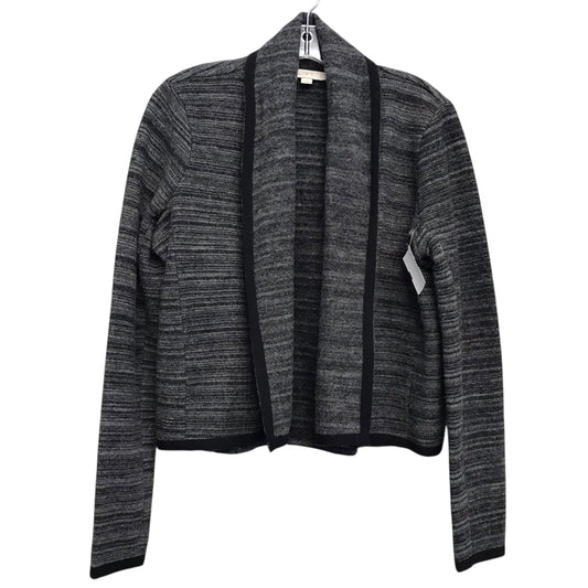 Sweater Cardigan By Loft In Grey, Size:M