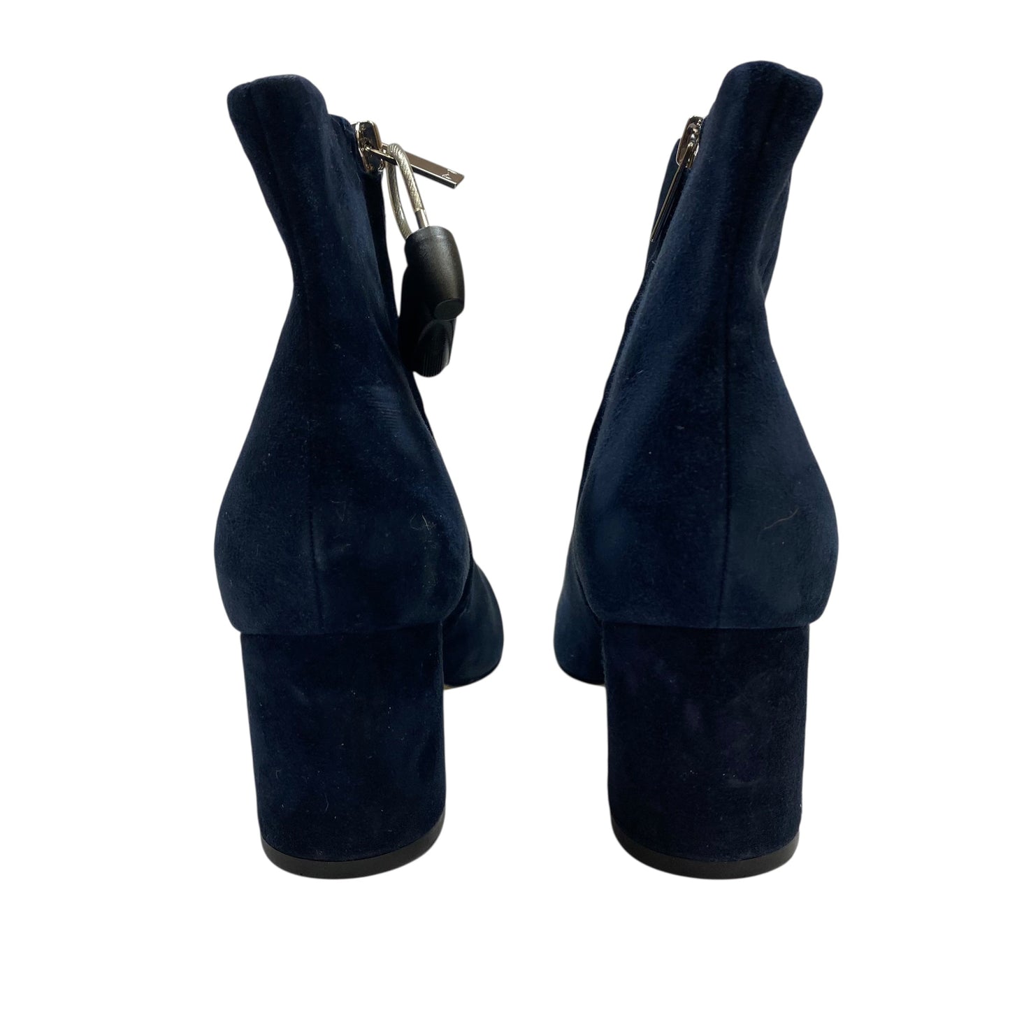 Boots Leather By Marc Fisher In Blue, Size:6.5