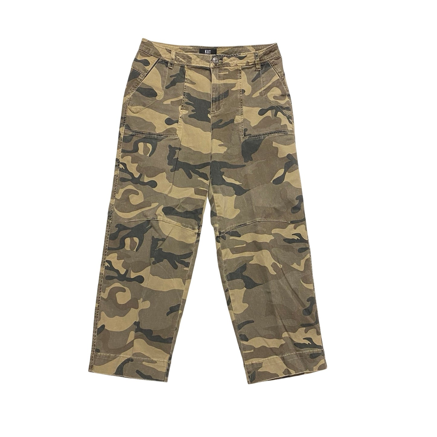 Pants Cropped By Kut In Camouflage Print, Size:6