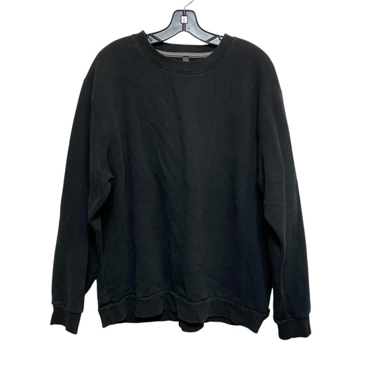 Athletic Sweatshirt Crewneck Designer By Lululemon In Black, Size:Xl