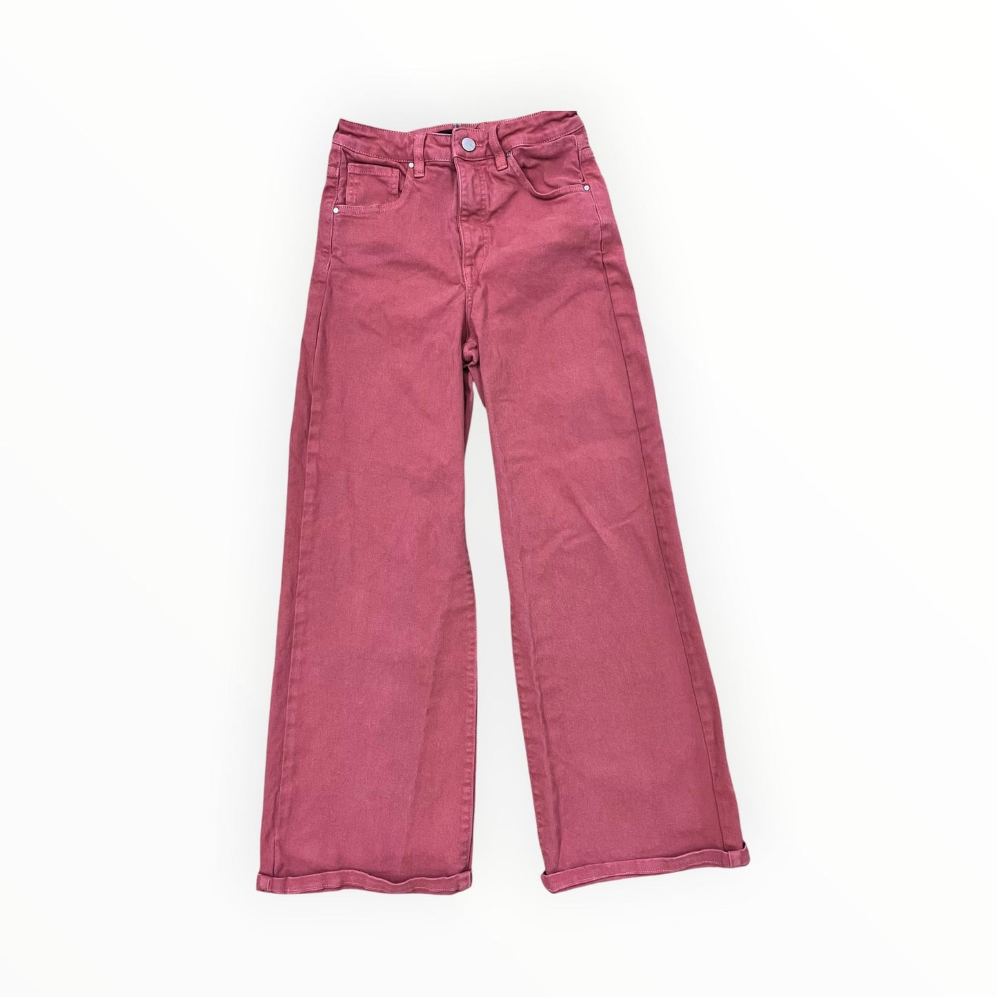 Jeans Wide Leg By Clothes Mentor In Red, Size:4