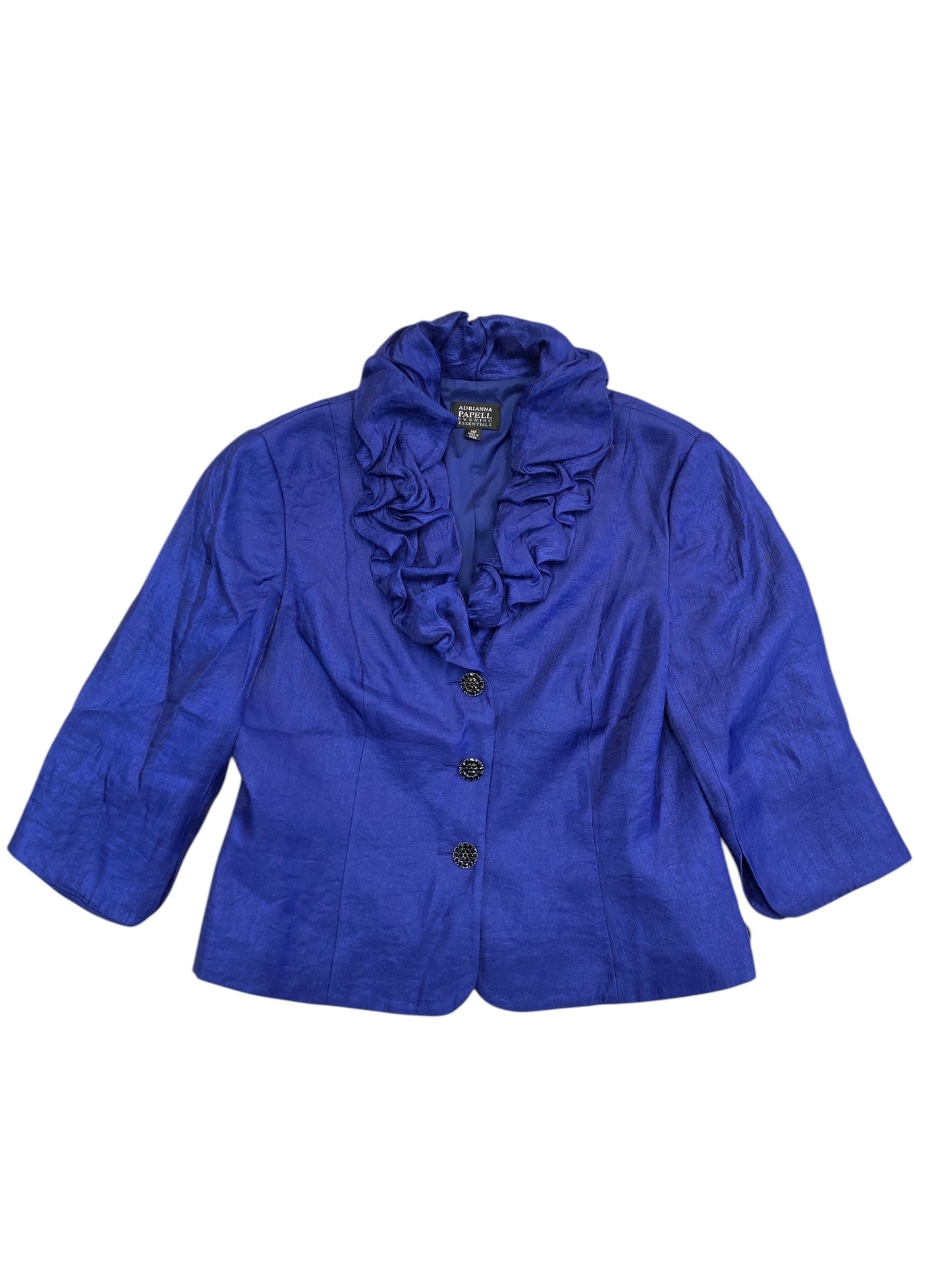 Blazer By Adrianna Papell In Purple, Size:14P