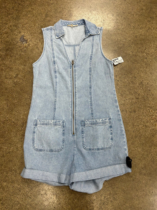 Romper By Chelsea And Violet In Blue Denim, Size:S