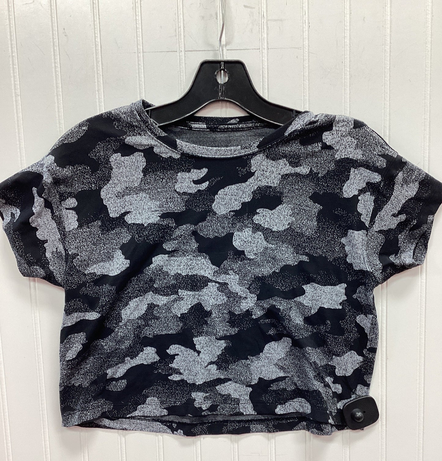 Athletic Top Ss By Lululemon In Black, Size:S