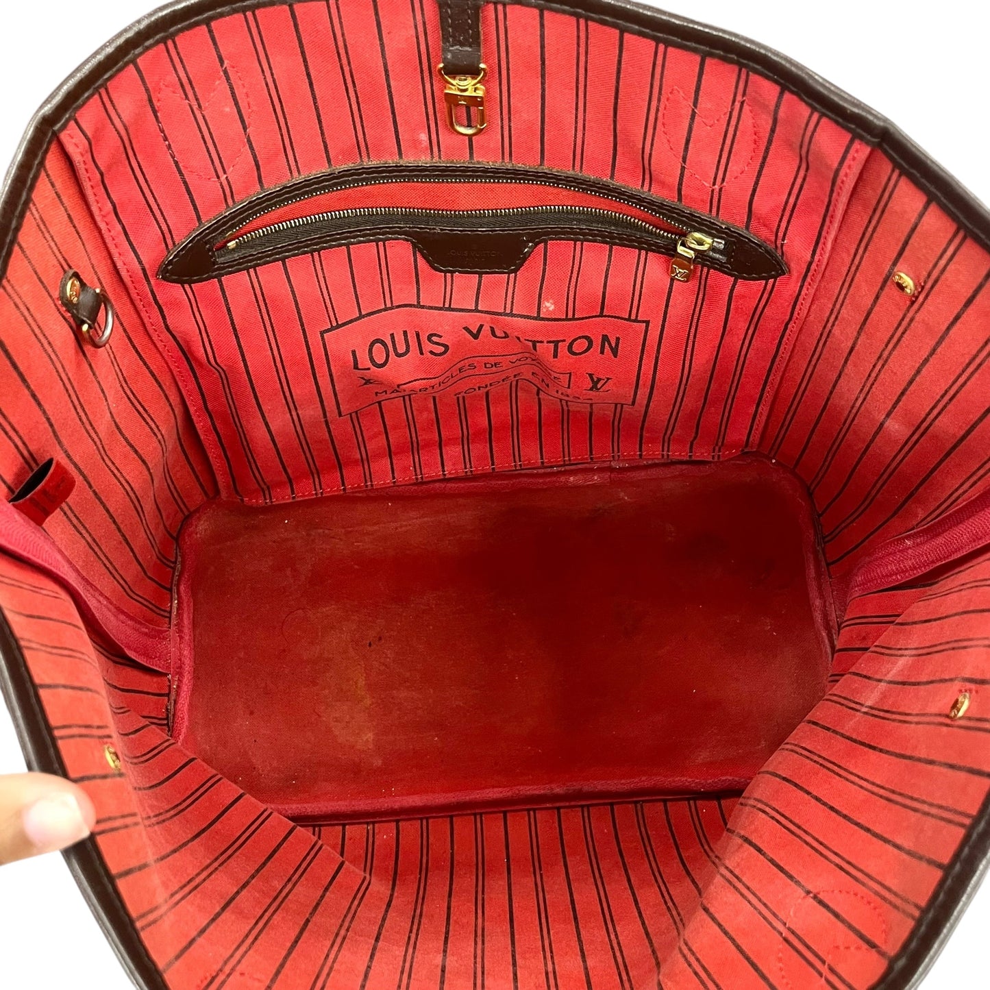 Tote Luxury Designer By Louis Vuitton, Size: Medium