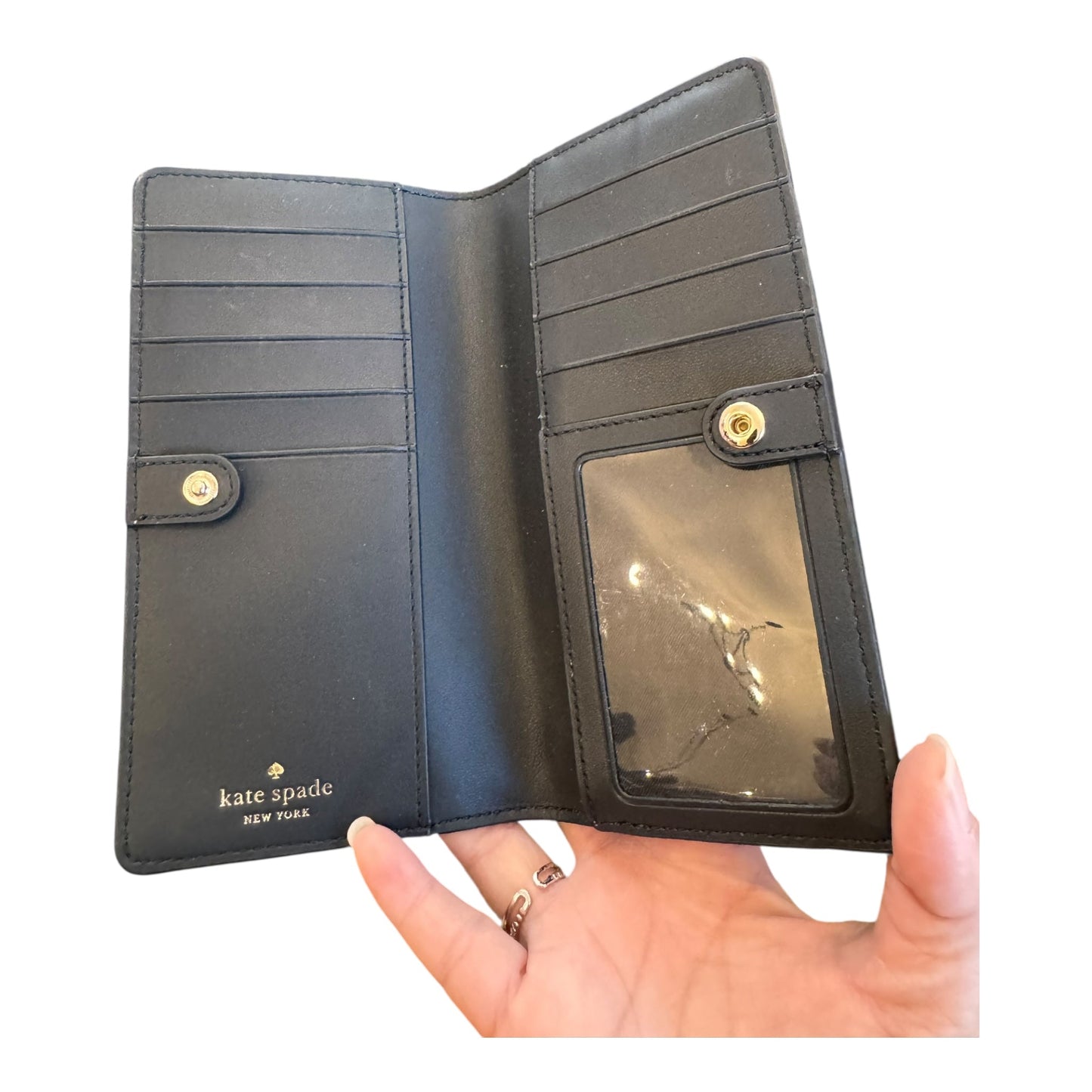 Wallet Designer By Kate Spade In Black, Size:Medium