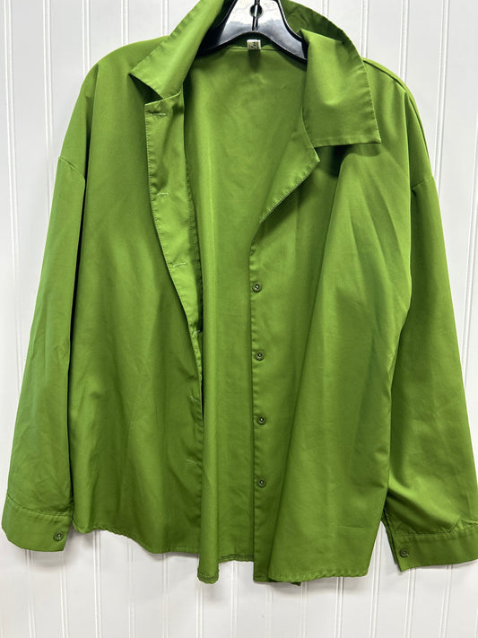 Blouse Ls By Cmc In Green, Size:2