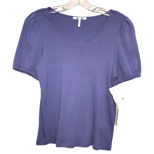 Top Ss Basic By Three Dots In Purple, Size:Xs