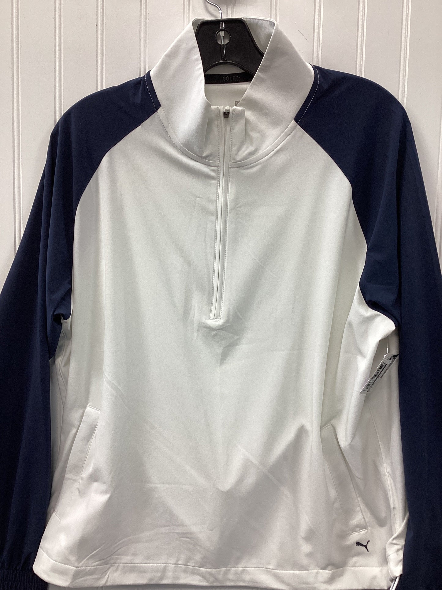 Athletic Fleece By Puma In Blue & White, Size:M