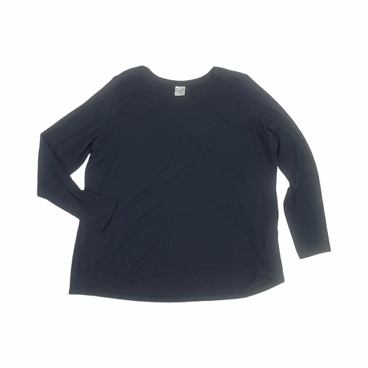 Athletic Top Ls Crewneck By Athleta In Navy, Size:L