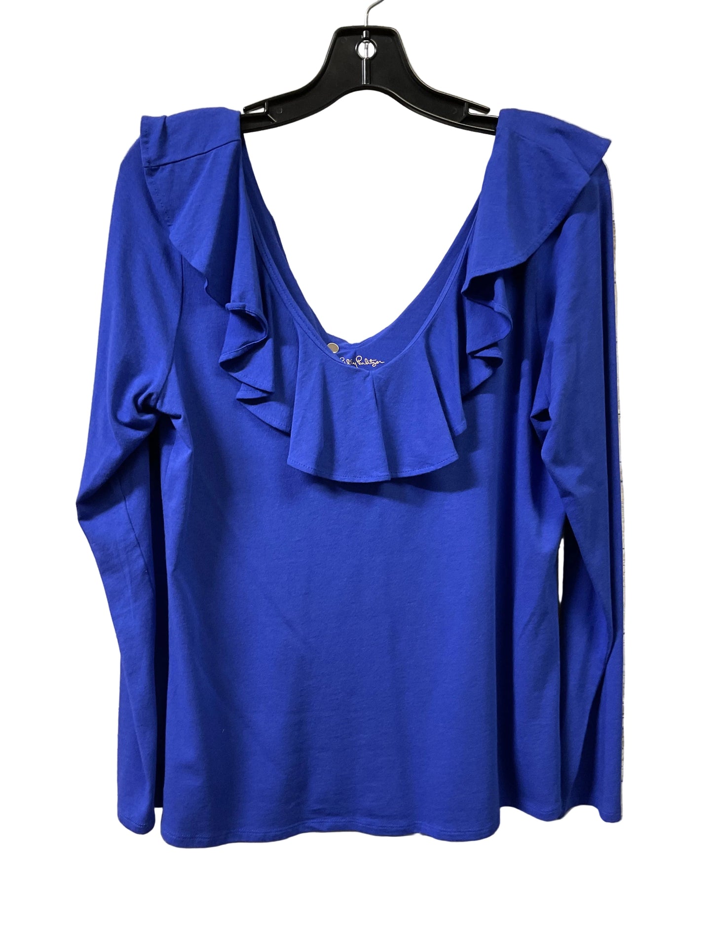 Top Ls Designer By Lilly Pulitzer In Blue, Size:L
