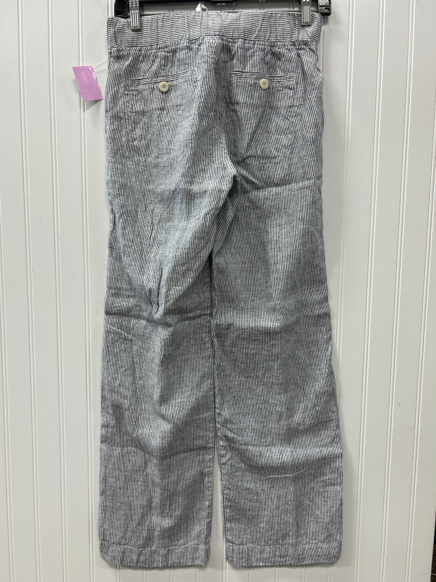 Pants Linen By Athleta In Striped Pattern, Size:4P
