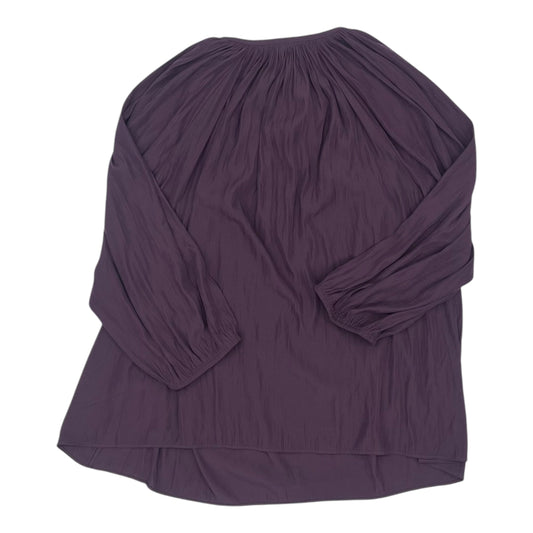 Blouse Ls By Chicos In Purple, Size:2X