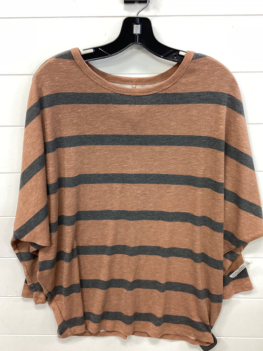 Top Ls By Maurices In Brown & Grey, Size:L