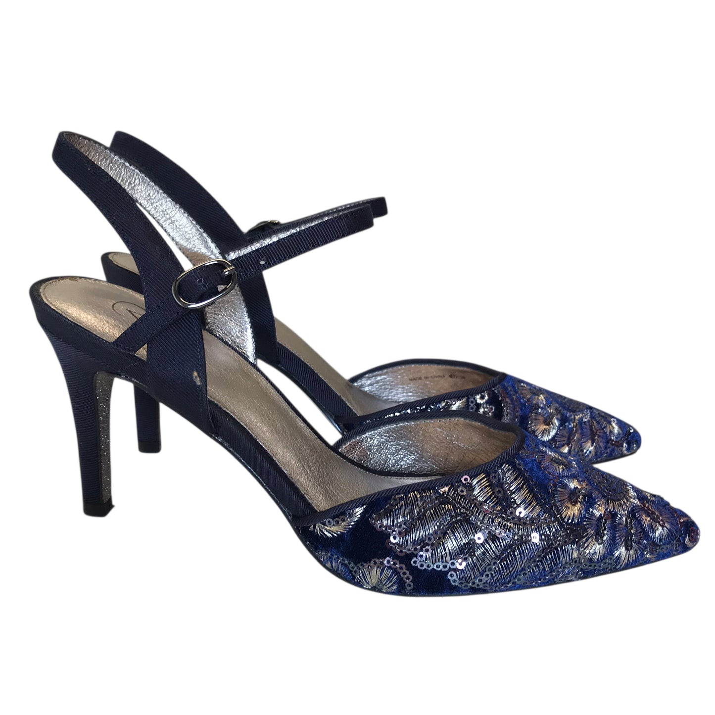 Shoes Heels Kitten By Adrianna Papell In Blue, Size:8