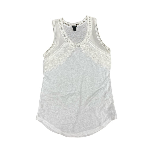Top Sleeveless By J. Crew In White, Size:Xs