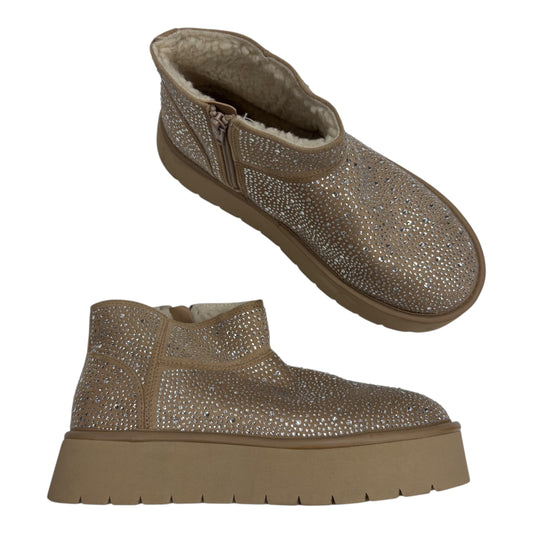 Boots Ankle Flats By Wild Fable In Tan, Size:8