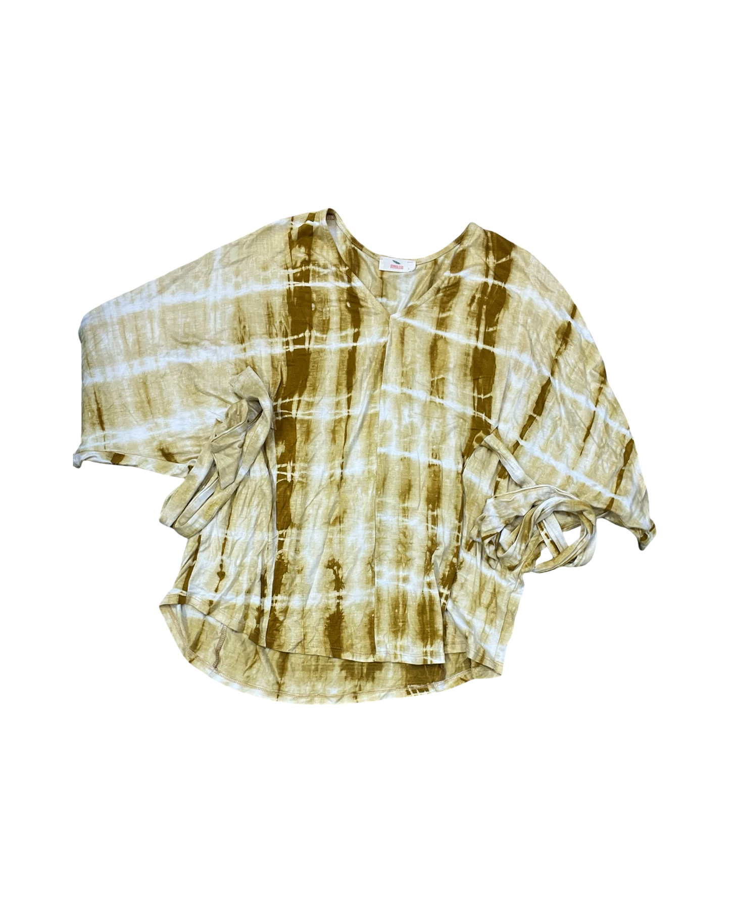 Top 3/4 Sleeve By Hummingbird In Yellow, Size:L