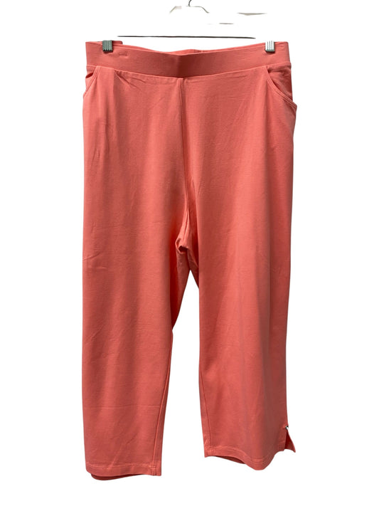 Capris By Chicos In Pink, Size:16