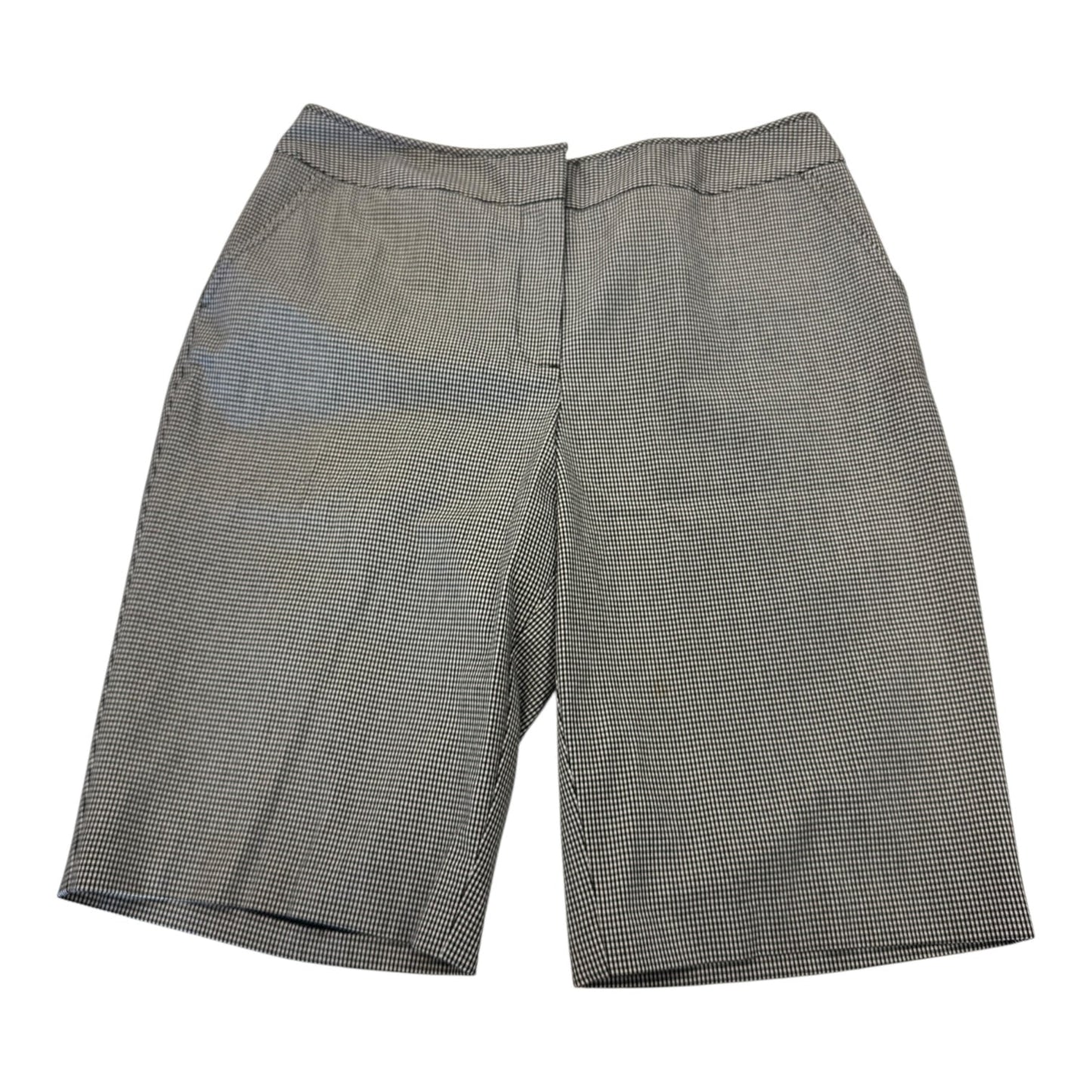 Shorts By Chicos In Checkered Pattern, Size: M