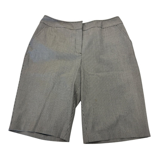 Shorts By Chicos In Checkered Pattern, Size: M