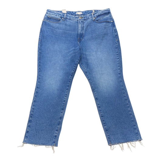 Jeans Skinny By Good American In Blue Denim, Size:18