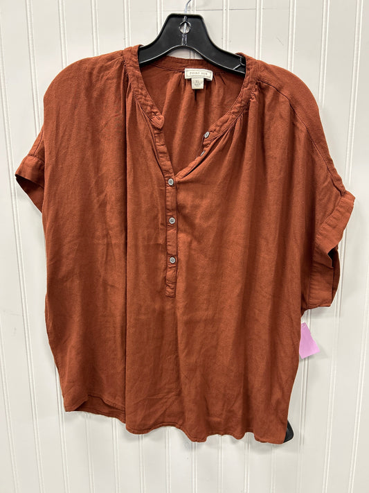 Top Ss By Point Sur In Brown, Size:Xl