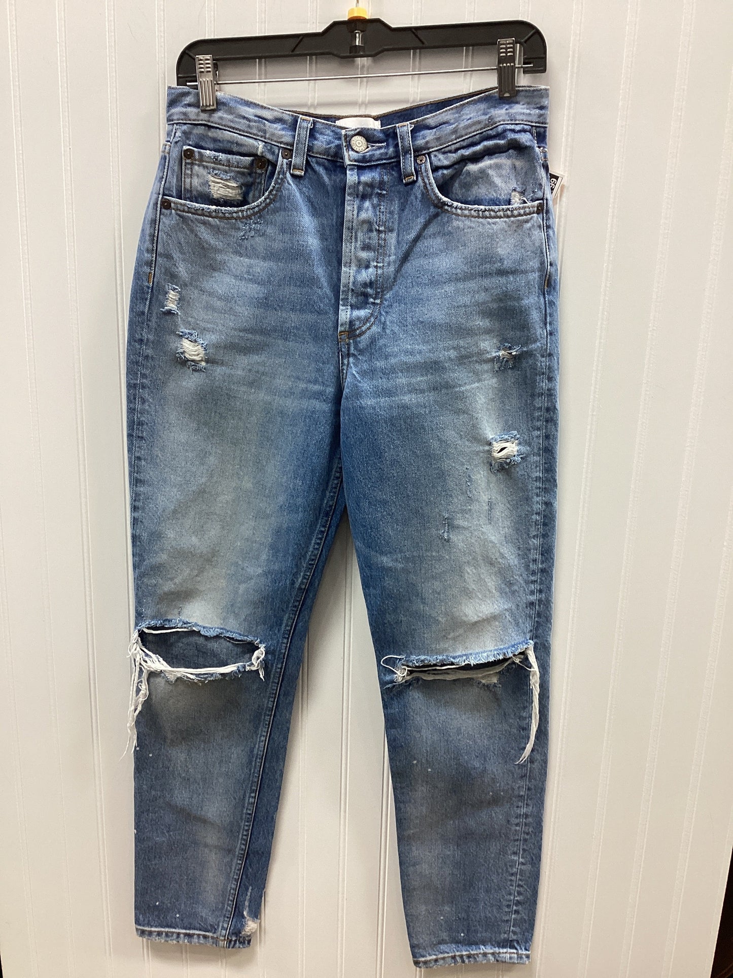 Jeans Straight By Cmc In Blue Denim, Size:6